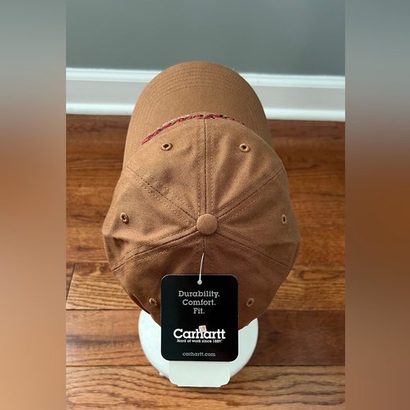 NWT- Vintage-Carhartt Since 1889 Embroidered Canvas StrapBack 2007  Hat - Picture 5 of 10